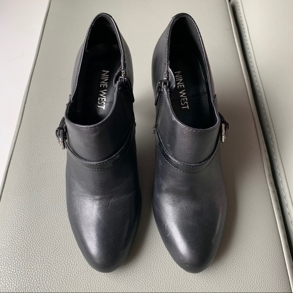 Worn twice NINE WEST leather heels - Picture 4 of 13